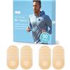 pbuu Copricapezzoli Uomo,50Paia (100Pezzi) Paracapezzoli Uomo,Impermeabile e Antifricazione, Morbido e Respirante,Nipple Covers Men per Corridori & Atleti,Beige