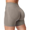 YEOREO Scrunch - Pantaloncini sportivi da donna, 4,5, senza cuciture, High Wasit Shorts Butt Lift Gym Yoga, #2 Moka, L