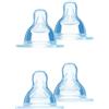 MAM Quadripack con 2 Tettarelle Misura 2 e 2 Tettarelle Misura 3 (Set da 4), Tettarella MAM piatta e simmetrica in morbido Silicone SkinSoft, Kit da 2 accessori neonato 2+ mesi per l'allattamento