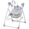 Foppapedretti Sdraietta Altalena Carillon, Dondolo Musicale con Melodie, per Bambini dalla nascita a 9 Kg, Dispositivo di Movimento della seduta, Telecomando per attivazione a distanza, Dolcestella