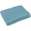 Somma Coperta Daisy Pura Lana 450 gr/mq 1 Piazza e Mezza Celeste