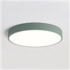 ICEMOB Lampada da soffitto a LED rotonda sottile europea colorata da incasso Lampada da soffitto con paralume ad alta luminosità a schermo piatto dimmerabile tricolore adatta per cucina camera da lett