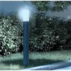 Partenopea® Lampione a led lampioncino con attacco per Lampadine E27 illuminazione da esterno palo da giardino per sentieri moderno (GRIGIO ANTRACITE 44 CM, luce bianca fredda)