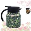 SOCLING Raidley Vintage Floral Pattern Tea Thermos,Doresty Thermos Tea Pot,raidley Vintage Floral Pattern Tea with Infuser,Mini-Hot Stainless Steel Floral Pattern Tea Ther-mos Lid for Hot Drinks (1000ml)