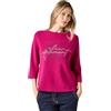 Cecil B322096 Maglietta con Stampa, Gioiello Rosa, XXL Donna