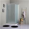 Kiamami Valentina Box doccia rettangolo 120x70 cm satinato, profili in alluminio e apertura scorrevole | Giada