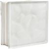Fuchs Design Nuvola di vetro design 2 lati satinata 30x30x10cm - 2 pezzi
