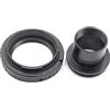 vhbw Anello adattatore T2 1,25 - M42 x 0,75 compatibile con Canon EOS 7D2, 8000D, 80D, Kiss X3, 7D telescopio, fotocamera, reflex