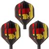 CUESOUL TERO AK4 Dart Voli Forma Standard con Motivo Raffinato, Set di 3 Pezzi