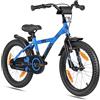 PROMETHEUS BICYCLES bicicletta bambina 6 anni bici per bambina bambino 18 pollici bimba con freno contropedale e V-Brake Blu Nero