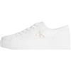 Calvin Klein Donna Sneakers Vulcanizzate Flatform Profilo Basso, Nero (Black/Bright White), 40 EU