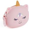 Back2Fun Mondero Silicona Puppies Unicornio B2f, Accessori da Viaggio-Portafogli Unisex-Bambini e Ragazzi, Rosa, 90 x 70 x 35 mm