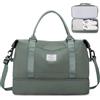 SEAFEW Borsone da Viaggio,Bagaglio a Mano 45x36x20 Easyjet Borsa da Viaggio con Scomparto per le Scarpe, Borsa da Cabina Easyjet Borsa Sportiva Borsone da Palestra da Weekend,B2-Verde Militare
