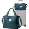 HPLQQ Borsone da Viaggio 40x20x25 per Ryanair Bagaglio a Mano 40x30x20, Borsa Sportiva Borsone da Palestra, Borsa da Weekend, Ospedale Parto, Danza Espandibile,A06-Blu pavone