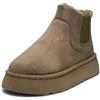 Alexis Leroy Scarpe Stivali Invernali per Donna Scarpe Neve Outdoor Pelliccia Sneakers Caldo Imbottito Cachi 38 EU