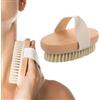 GYCAQAC Spazzola Corpo a Secco Setole Naturali, Spazzola per Pelle Secca e Massaggio per Migliora il Sistema linfatico e Favorisce il Rilascio di Tossine, Unisex, Spazzola Corpo a Secco Setole Naturali