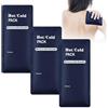 AOOWU Ghiaccio Gel Riutilizzabile, 3 PCS Impacchi Gel Riutilizzabili Fredde e Calde, Set di Cuscinetti Refrigeranti per Lesioni, Sollievo Dal Dolore, Punture di Insetti, Terapie Caldo/Freddo