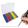MROOFUL 200 mine di ricambio per matite da carpentiere, blu, rosso, verde, giallo, nero, grande capacità 2,8 mm, punta lunga, foro profondo per matita meccanica