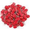 JYJRFID 40PCS EM4100 125KHz RFID Smart Access portachiavi, chiave RFID (ROSSO)