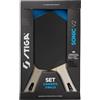 STIGA Sonic V2 Set da Ping-Pong - 2 racchette Cybershape e 3 palline - Gomma approvata da ITTF - Perfetto per principianti, famiglie e per chi gioca per hobby