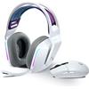 Logitech G305 Lightspeed Mouse Gaming Wireless, Sensore HERO, Bianco + Logitech