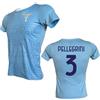 Generico Maglia Lazio Personalizzata Pellegrini 3 creata utilizzando Maglia Calcio Replica Autorizzata - Nuova - Taglie da Adulto (IT, Testo, XL, Regular, Regular, Azzurro)