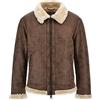 GUESS GIUBBOTTO GIACCA GIUBBINO UOMO MONTONE SHEARLING ECOLOGICO M3BL24WFP00 Taglia M Colore principale MARRONE
