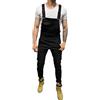 Generic Salopette da uomo in denim salopette vintage con bretelle da lavoro con spalline regolabili con tasche casual retrò da combattimento salopette cargo salopette slim fit jeans tuta abbigliamento da