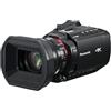 Panasonic HC-X1200E Videocamera Palmare 4K 60p con Obiettivo Grandangolare da 25 mm, Zoom Ottico 24x, OIS Ibrido a 5 Assi, USB PD, Nero