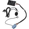 vhbw adattatore Bluetooth compatibile con Audi A3 2001-2006 Chorus 1, Concert 2, Concert 1, Chorus 2 autoradio - Incl. microfono, cavo jack + clip