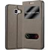 Cadorabo Custodia Libro per Samsung Galaxy A5 2016 in BRUNO PIETRA - con Funzione Stand e Chiusura Magnetica - Portafoglio Cover Case Wallet Book Etui Protezione