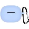 GMUJIAO Custodia per Xaiomi Redmi Buds 3 Lite,Silicone Liquido Custodia,Xaiomi Redmi Buds 3 Lite Custodia Protettiva,Custodia Protettiva in Silicone[Antiurto]-Azzurro