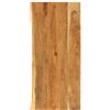 vidaXL Piano per Lavabo Bagno Ripiano per Lavello Rustico Mensola per Lavandino Accessori per Bagno 140x52x3,8 cm Legno Massello di Acacia