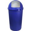 COSE DA CASA Pattumiera Bidone per la raccolta differenziata basculante automatico secchio 60LT contenitore dei rifiuti cestino da casa giardino bar ristoranti interno esterno (BLU)