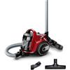 Bosch BGC05AAA2 Aspirapolvere a Traino Senza Sacco con Filtro Igienico PureAir, Design Compatto, Potente, Rosso