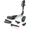 Bosch Unlimited Serie 7, Scopa Elettrica Senza Fili, Batteria Ricaricabile 3,0 Ah, Flex Tube, Aspirapolvere Portatile dal Design Leggero, Accessori, Luci LED, Grigio Scuro, BCS711A