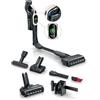 Bosch Unlimited 10 BKS104RHF, Scopa Elettrica Ricaricabile, Batteria Ricaricabile da 4,0 Ah, Tecnologia MicroClean, Compressore Slider, Tubo Flessibile, Luci LED, Rosa Cipria