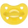 Chicco PhysioForma - Luxe Fluo Succhietto Gommotto 2-6M in Silicone Giallo, 1 succhietto