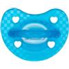 Chicco PhysioForma - Luxe Fluo Succhietto Gommotto 16-36M in Silicone Blu, 1 succhietto
