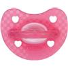 Chicco PhysioForma - Luxe Fluo Succhietto Gommotto 16-36M in Silicone Rosa , 1 succhietto