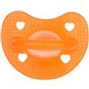 Chicco PhysioForma - Luxe Fluo Succhietto Gommotto 6-16M in Silicone Arancione, 1 succhietto