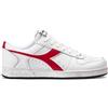 Diadora Magic Basket Low Icona Bianco Rosso - Sneakers Uomo EUR 40 / UK 6.5