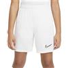 Nike Pantaloncini Calcio Dry Academy 21 Bianco Nero Ragazzo S