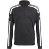ADIDAS Felpa Calcio Zip Training Squadra 21 Nero Bianco Bambino 9-10 Anni