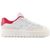 New Balance Ct302 Lea Suede Bianco Rosso - Sneakers Donna EUR 37 / US 4.5