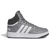 ADIDAS Hoops Mid 3.0 K Gs Grigio Bianco - Sneakers Bambino EUR 38 / UK 5
