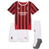 Puma Completo Calcio Neonato Ac Milan 24 25 Rosso Nero Bambino 92 cm