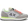 Sun68 Sun 68 Tom Solid Nylon Fluo Grigio Nero Giallo - Sneakers Uomo EUR 40