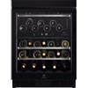 Electrolux Serie 800 EWUD140B8B Cantinetta Vino da Incasso 40 Bottiglie Doppia Temperatura Cellar PRO 5 Classe G Altezza 82 cm Sottotop Estetica Intuit Matt nero opaco