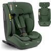 Kikka Boo KikkaBoo i-Size i-FLIT, Seggiolino Auto 9-36 kg ISOFIX - Gruppo 1/2/3, Reclinabile, da 15 mesi a 12 anni, Protezione SPS, Top Tether, Poggiatesta Regolabile, Verde militare